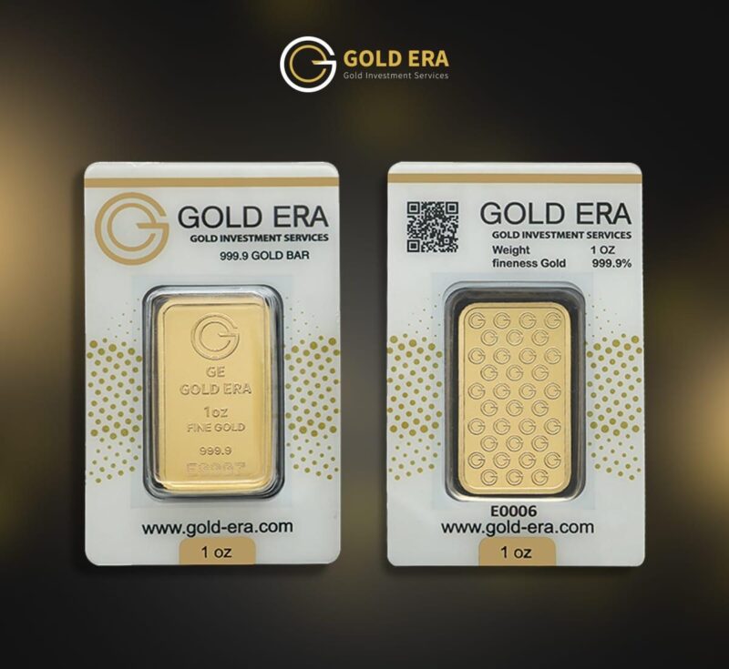 1 oz ounce gold bar 24K - 31.1 Gram